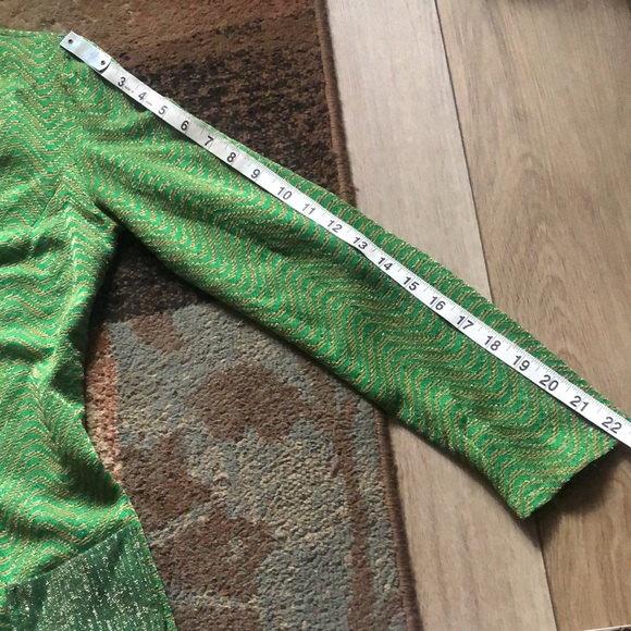 VTG | 70s metallic green and gold medium - Picture 14 of 16